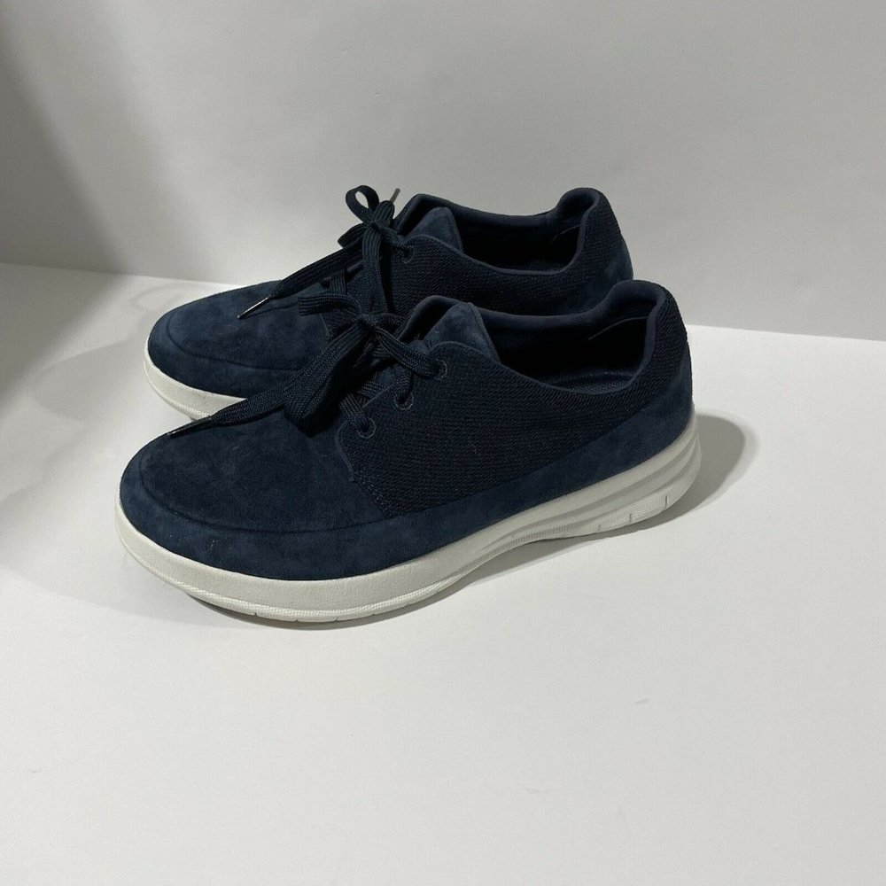FitFlop Womens Sporty-POP Navy Blue Sneaker Size 7.5
